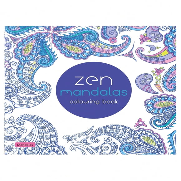 LNGOOR 1pc English Edition Mandala Coloring Book (24 Pages)