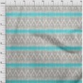 thumbnail image 3 of oneOone Tissu Polyester Lycra Chevron Ikat Décor Tissu Imprimé BTY 56 Pouces de Large, 3 of 4