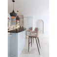 thumbnail image 2 of ZUO Chaise de Bar Magnus (Lot de 2) Gris & Noyer, 2 of 6