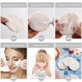 thumbnail image 2 of 60 Count Facial Sponges for Estheticians Compressed Face Sponge Natural Cleaning Sponge for Facial Cleaning, Makeup Removal (White,2.75 Inch), 2 of 5