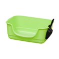 thumbnail image 2 of GROWTH TANK Cat Litter Box Anti Splashing Portable U Shape Lowered Front for Indoor Cats Green, 2 of 9