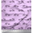 thumbnail image 1 of Soimoi Modal Satin Fabric Bull Dog Decor Fabric Printed Yard 42 Inch Wide, 1 of 3