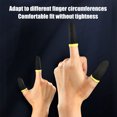thumbnail image 2 of 2 Pcs Gaming Controller Gloves Touch Screen Elastic Sleeves Breathable Fingertips Cover Accessory for Computer Laptop Black Yellow, 2 of 8