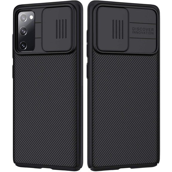 SuperShield Étui Conçu pour Samsung Galaxy S20 FE avec Couvercle Coulissant pour Caméra, Étuis de Téléphone Minces Antichoc Protecteurs, Protection Coulissante pour Objectif de Caméra pour Galaxy S20 FE 5G