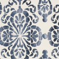 thumbnail image 2 of Safavieh Dip Dye Collection DDY719P Handmade Geometric Medallion Watercolor Ivory and Navy Wool Area Rug (2' x 3'), 2 of 2