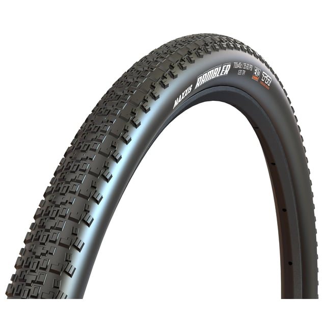 Maxxis Rambler - Dual Compound - 700, 650 - Exo, Silkshield - Tubeless | Do-It-All Gravel Tire, Size 700X45C - Exo