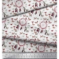 thumbnail image 2 of Soimoi Tissu Poly Georgette Attrape-Rêves & Butterfly Imprimés de Tissu au Mètre 52 Pouces de Large, 2 of 3