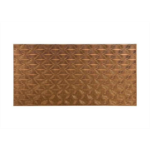 Fasade Shallot Antique Bronze Wall Panel 4' x 8'