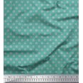 thumbnail image 1 of Soimoi Velvet Fabric Swimming Ring Small Print Sewing Fabric Yard 58 Inch Wide, 1 of 3