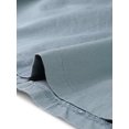 thumbnail image 5 of INSPIRE CHIC Women's Drawstring Waist Flap Pockets Lightweight Utility Jacket Grey Blue L, 5 of 5