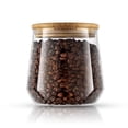thumbnail image 1 of JoyFul Large Glass Cookie Jar with Bamboo Lid - 31 oz, 1 of 6