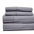 thumbnail image 3 of Royal Hotel Bedding 620-Thread-Count Sheet Set, Wrinkle-Free Cotton-Blend Sheets, Sateen Striped, Deep Pocket, Full Size, Gray, 3 of 4