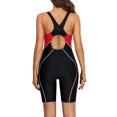 thumbnail image 4 of Beautyin Athletic One Piece Swimsuits for Women Boyleg Swimwear Racerback Bathing Suits, 4 of 5