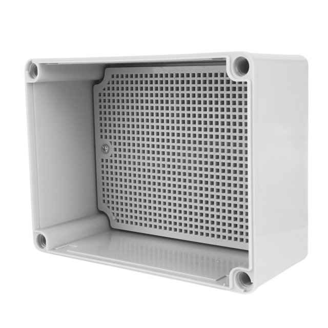 ABS Boîte Électrique, Structure Stable d'Isolation IP67 Imperméable à l'Eau Plaque de Montage Boîte de Jonction Extérieure pour les Projets de Puissance Bricolage