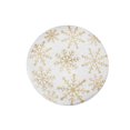 thumbnail image 1 of Foil Printed Snowflake Cotton Rope Placemat (Gold) - Set of 12, 1 of 2
