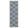 thumbnail image 2 of Safavieh Courtyard Blue Indoor Outdoor Rug - Runner 2'3" x 6'7", 2 of 5