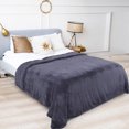 thumbnail image 2 of Unique Bargains Luxury Fleece Bed Blanket Woven Mesh, 2 of 10