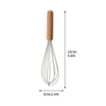 thumbnail image 2 of Iumwxz hand mixer Stirring Rod Hand Pushed Rotating Stirring Rod Baking Tool kitchen tools Mint Green Wood Rollbacks on Essentials, 2 of 2