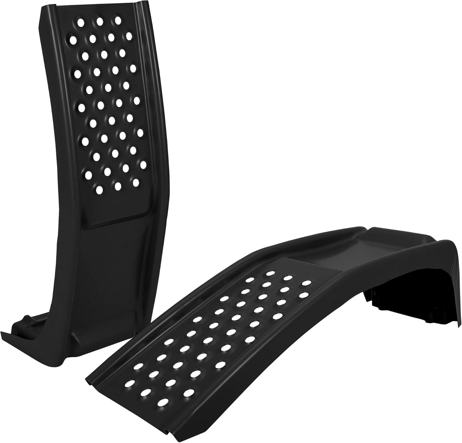 Heavy Duty Car Ramps Set 8000lbs Auto Ramp Solid Steel Ramps, Pack of 2, Max Lift Height 8 inches (Black, 36" L x 13" W x 9" H)
