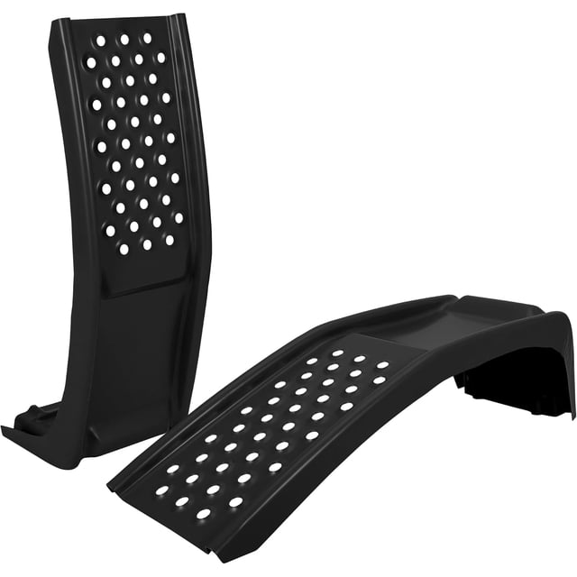 Heavy Duty Car Ramps Set 8000lbs Auto Ramp Solid Steel Ramps, Pack of 2, Max Lift Height 8 inches (Black, 36" L x 13" W x 9" H)