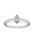 thumbnail image 1 of 1.00 Carat Excellent Marquise Cut Natural Diamond Unique Solitaire Ring for Engagement Solid 14K White Gold Size 8.5, 1 of 1