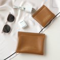 thumbnail image 3 of MesaSe Lipstick Bag Automatic Closing Water Resistant Solid Color Dustproof Elastic Sheet Faux Leather Mini Earphone Jewelry Organizer for Daily Use, 3 of 9