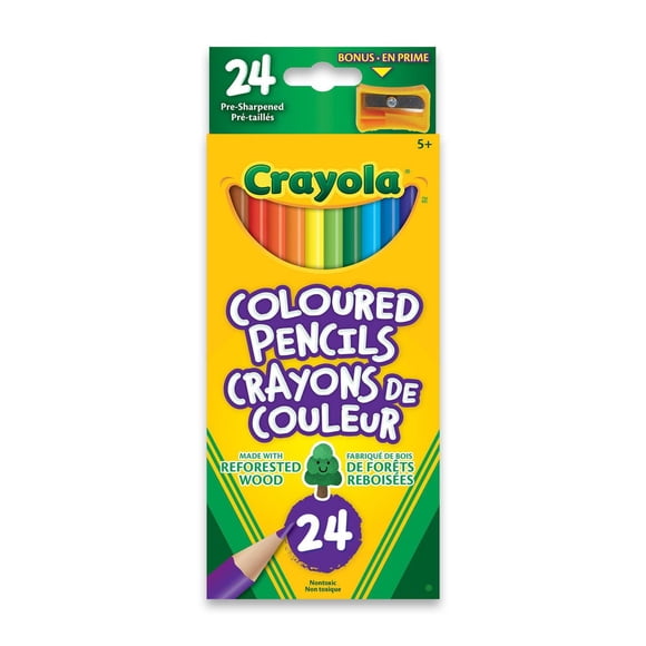 Crayola Coloured Pencils, 24 Count