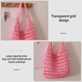thumbnail image 4 of Sentmoon Transparent Backpack/Handbag, Transparent Multipurpose Travel Bag, Transparent Vinyl Travel Bag, Ball Game Concert Transparent Backpack With An Opaque Deals of the Day Clearance Prime, 4 of 8