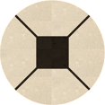 thumbnail image 1 of Ahgly Company Machine Washable Indoor Round Transitional Wheat Beige Area Rugs, 3' Round, 1 of 7
