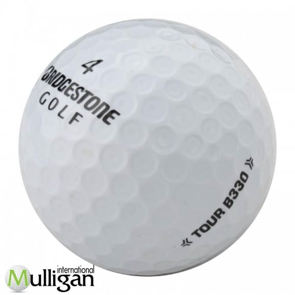 Mulligan - 60 balles de golf récupérées Bridgestone Tour B330 4A, Blanc