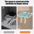 thumbnail image 4 of TIMIFIS Drying Rack Hanging Clothes Rack Clothes Rack Laundry Clothes Rack Clothes Rack Clothes Rack with Foldable Hanging Points 24 Clip Household Socks Underwear Underwear Toothbrush Holders, 4 of 6