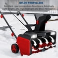 thumbnail image 2 of EDTara 20 Inch Corded Electric Snow Blower, 15-Amp Motor, 25 ft Throw Distance, 180° Rotating Chute, Dual LED Lights, Adjustable Handle for Driveways & Walkways, 2 of 6