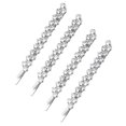 thumbnail image 4 of 1 Set 2 Pairs Beautiful Rhinestone Hairpins Fashion Metal Bobby Hairpins, 4 of 9