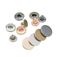 thumbnail image 2 of 100PCS Stainless Steel Metal Snap Fasteners - Universal Fasteners for Bags, Clothes, Outerwear, 2 of 6