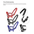 thumbnail image 4 of Collier de Tête pour Poney à Tour de Cou Rembourré Grande Résilience Taille Durable Fournitures pour Cheval Équipement de Protection Fournitures pour Cheval Solidité Headstall Tapis de Selle de Course Bleu m, 4 of 9