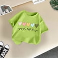 thumbnail image 3 of Grande Fille T-Shirt Jeunesse Filles Vêtements de Tennis Filles Mignon Imprimé Graphique Col Rond Manches Courtes Tee Été Décontracté T-Shirt Vêtements Filles (Gn2, 7-8 Ans), 3 of 4