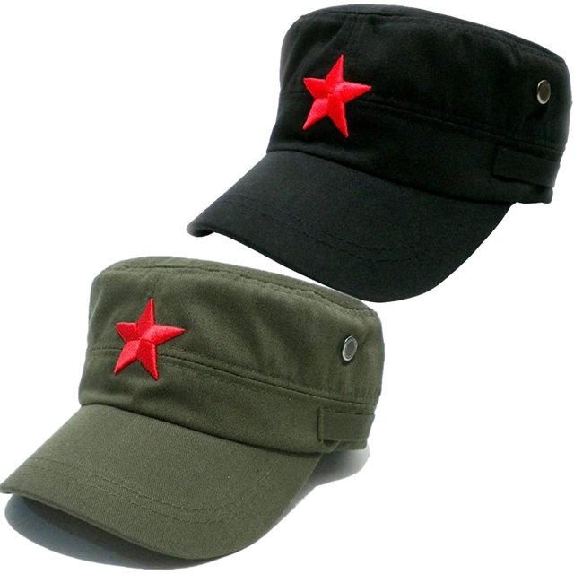 ORUYROP Chapeau Militaire Vintage Fatigue Étoile Rouge Mao Armée
