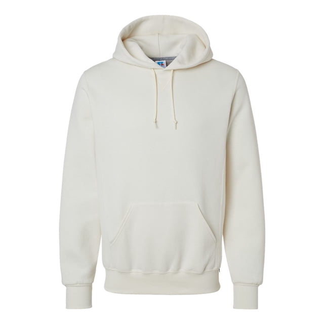 Russell Athletic Dri Power Hooded Sweatshirt, 2XL, Vintage White
