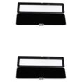 thumbnail image 4 of maskred Metal Jewlery Case Display Box Organizer Storage for Diamond Silver 2Set, 4 of 6