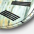 thumbnail image 3 of Designart « Forêt de Bouleaux Dorés V » Horloge Murale de Style Ferme, 3 of 4