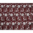 thumbnail image 4 of oneOone Tissu Polyester Lycra Imprimé Feuilles & Floral pour Couture BTY 56 Pouces de Large, 4 of 4