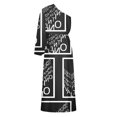 thumbnail image 5 of LOVZFMLL Robe d'Été pour Femme, Aguichant, à une Épaule, Imprimée, Ample, à Manches, Ourlet Fendu à Moitié, Bleu Marine, m, 5 of 5