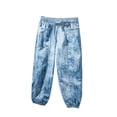 thumbnail image 1 of QIPOPIQ Girl Jeans,Elastic Slim Fit Patchwok Printed Denim Pants Clearance, 1 of 5