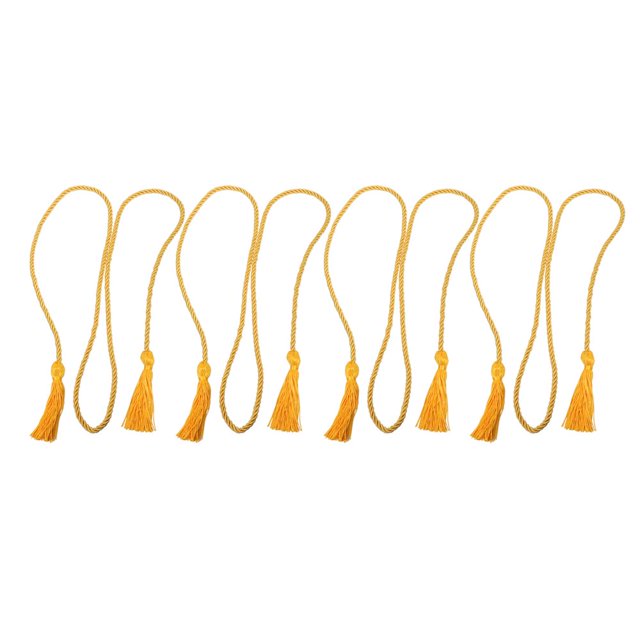 4PCS à Double Extrémité Pompons Tressés Saison de Graduation Honneurs Pompons Décoratifs Graduation Honneurs Corde Double Tête Pompons Frange DIY Pompons Tressés à la Main Vert