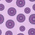 thumbnail image 1 of Ahgly Tapis d'Intérieur Lavable en Machine Carré Transitionnel Fleur Rose, 4 Pieds Carré, 1 of 7