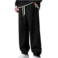 thumbnail image 1 of Birdeem Mens Pants Mens Summer Pocket Drawstring Casual Pocket Pants, 1 of 1