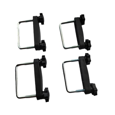 funtasica 4 Pcs Pinces de Boulon en U Génériques pour Porte-Bagages de Toit Accessoires de Porte-Bagages Diamètre Intérieur 6 cm
