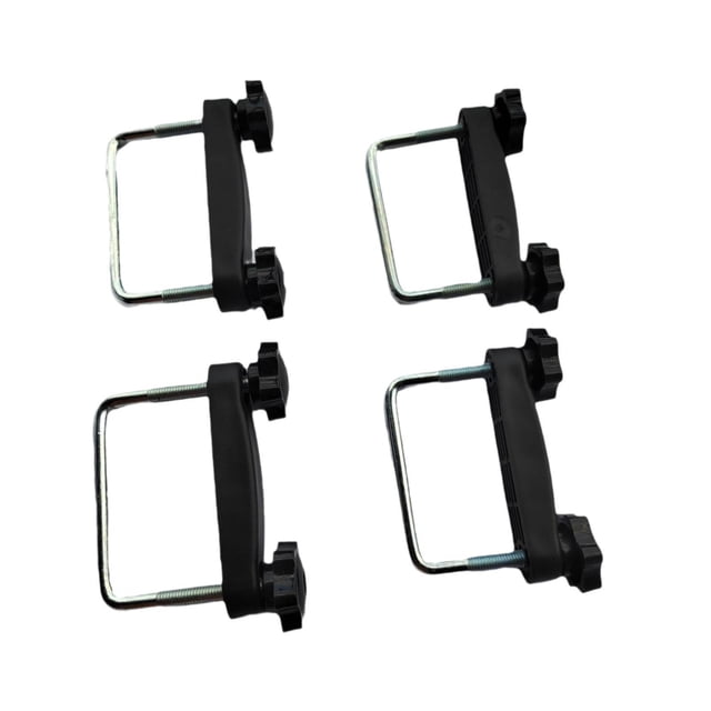 funtasica 4Pcs Generic U Bolt Roof Rack Clamps Roof Rack Luggage Carrier Accessories Inner diameter 6 cm