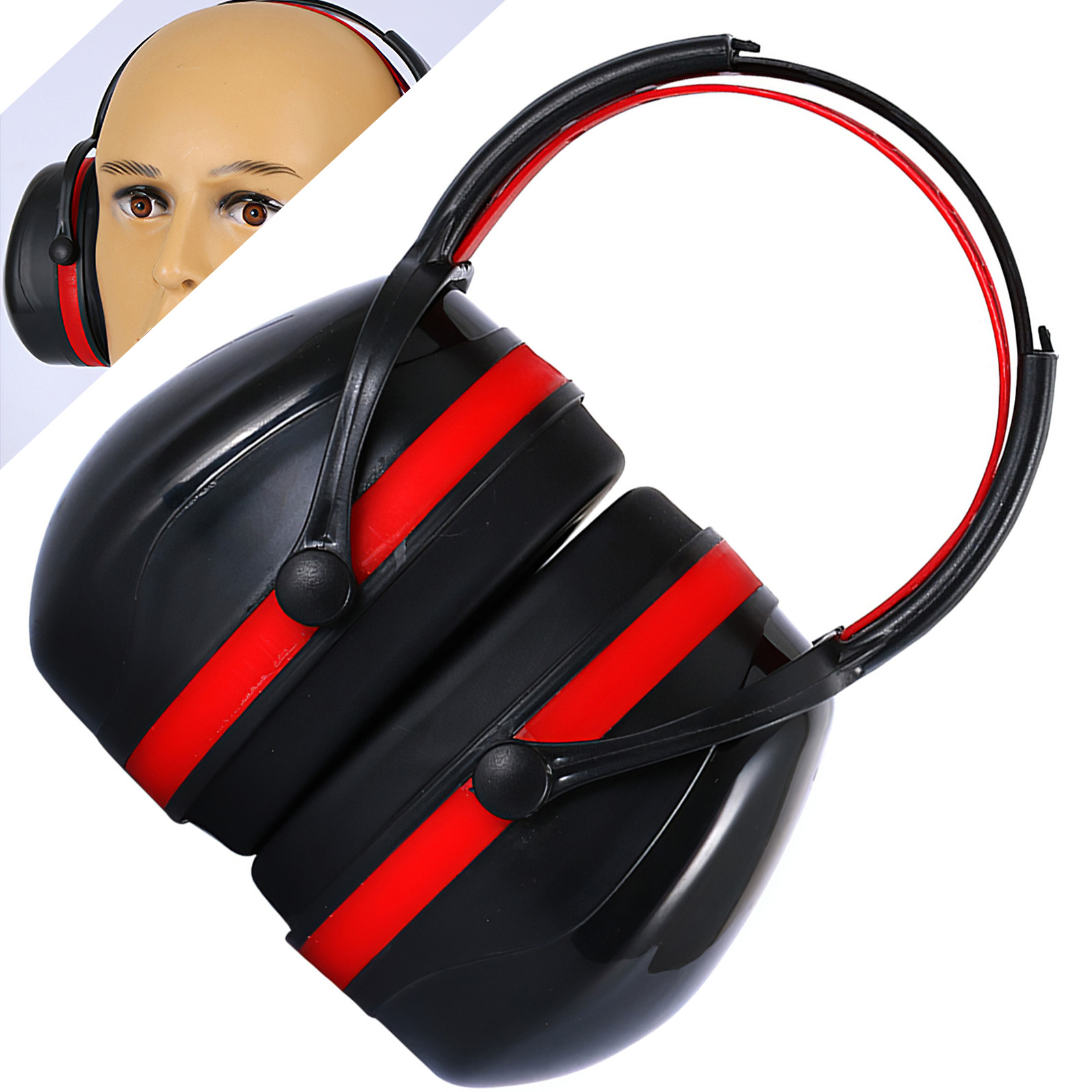 Cache-oreilles à Réduction de Bruit au-Dessus de la Tête, Apprentissage, Protection Auditive, Défenseurs d'Oreilles, Résistant à la Chaleur, Anti-Bruit, Casque pour Dormir et Apprendre