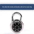 thumbnail image 5 of Combination Padlock, Fixed Dial Combination Padlock, Master Coded Lock With Round, Set Your Own Combination Locker Lock, 5 of 5